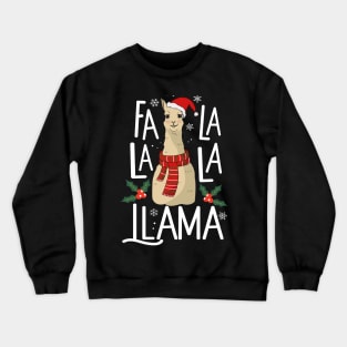 Fa La La La Llama Crewneck Sweatshirt